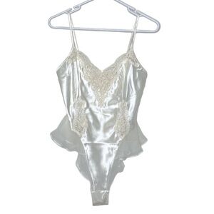 Victoria Secret silk lace embellished teddy